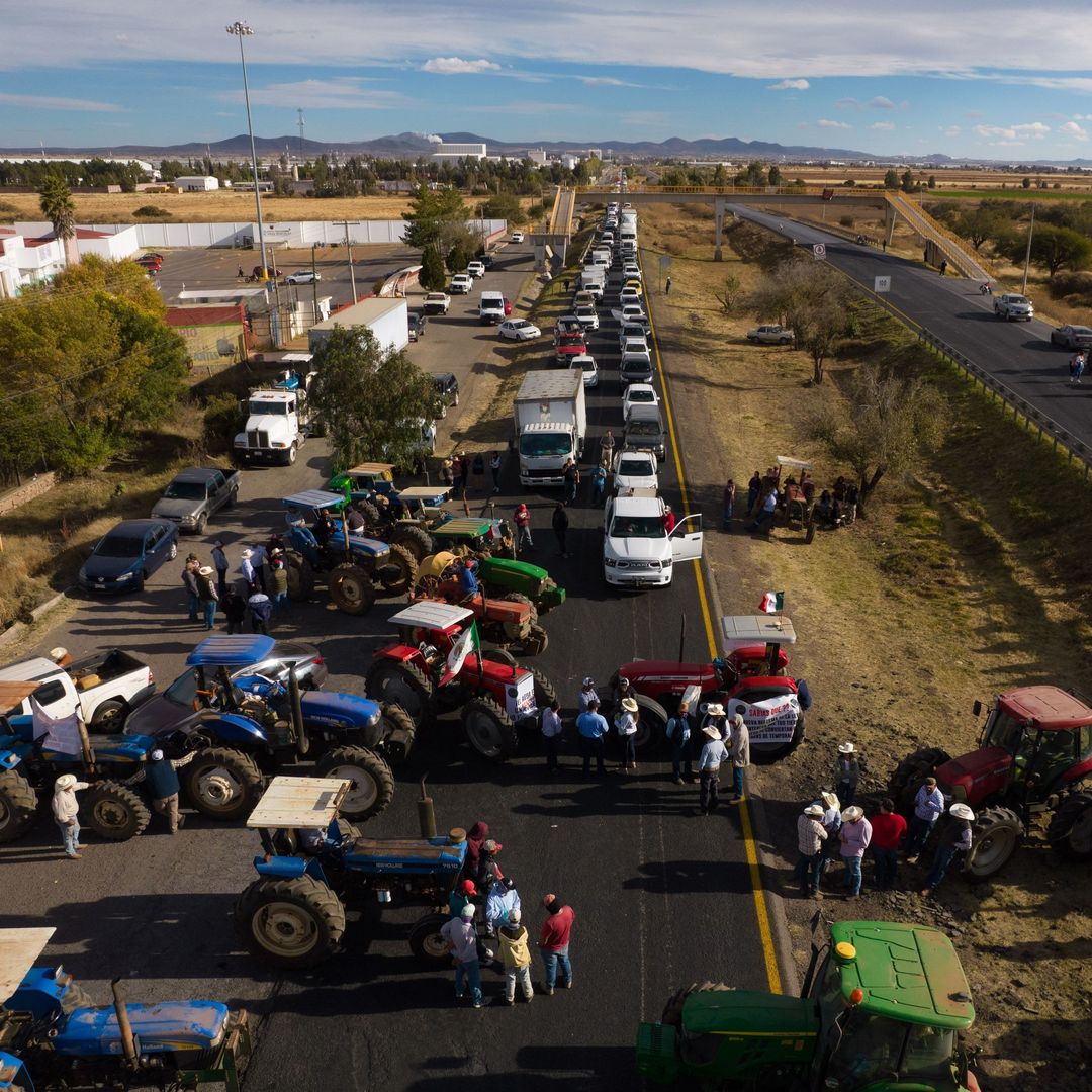 Campesinos Amagan con Paro Nacional. Foto: Cuartoscuro